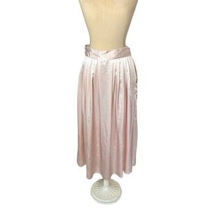 Women's Pink Satin vintage skirt